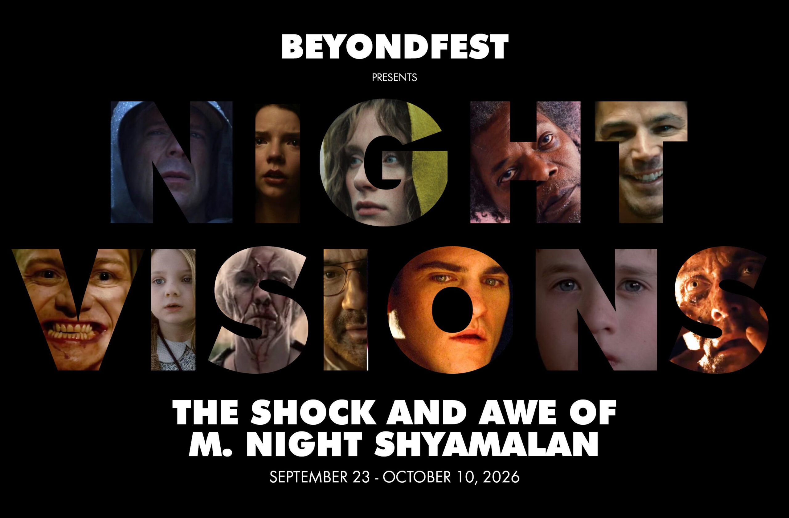 Beyond Fest Announces Epic M. Night Shyamalan Retrospective With 12 Movies and Live Q&As!